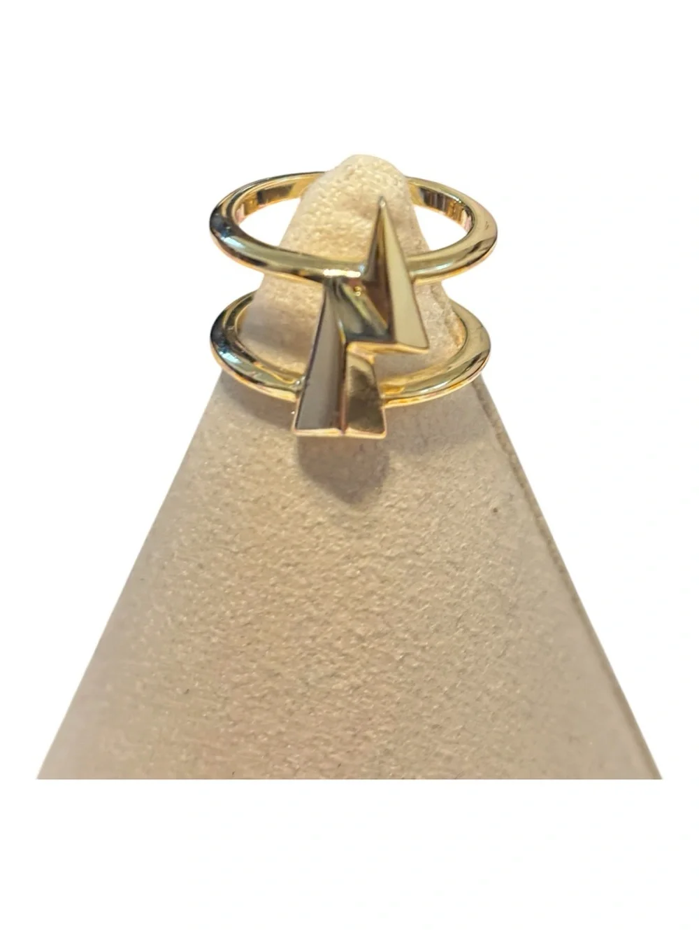 Kendra Scott Silver Double Arrow Stacking Ring Size 6